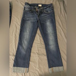 SO brand Juniors Denim Capris/Ankle Cut